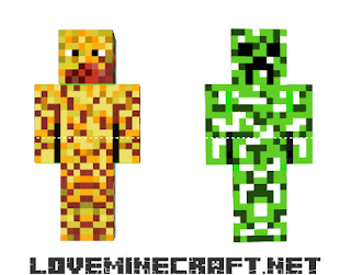 [Minecraft Skins] 4 Mobs Skin for Minecraft