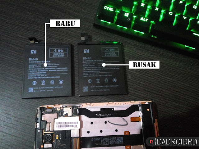 Begini cara mudah mengganti baterai tanam Xiaomi (replacement battery)
