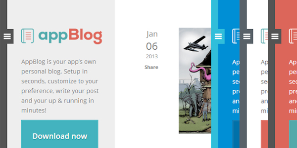 App Blog Free Tumblr Theme