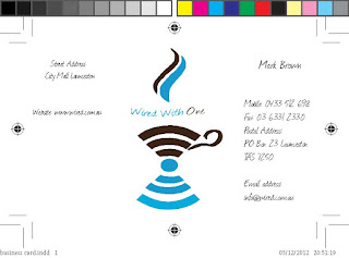 WIRED WITH ONE WiFi COFFEE CUP LOGO DESIGN