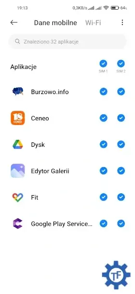 Oszczędzanie danych w telefonie Xiaomi