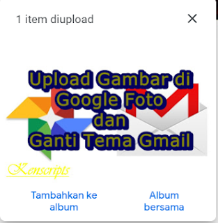 Ubah background gmail dengan foto | Kenscripts