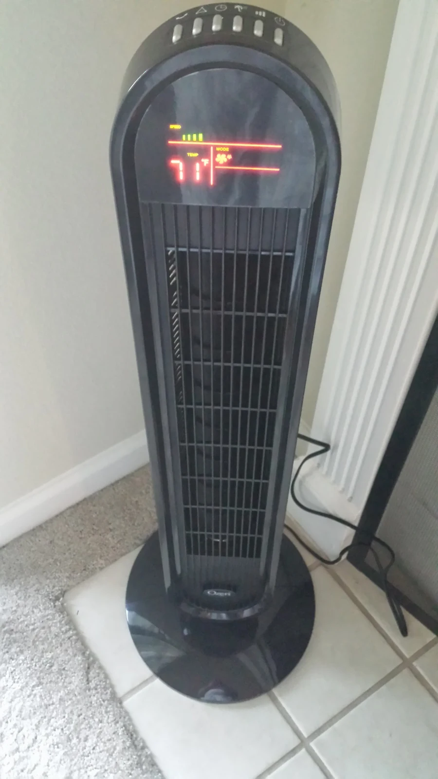 Cool Down Your Room with a Tower Fan- Ozeri 360 Tower Fan Review via ProductReviewMom.com