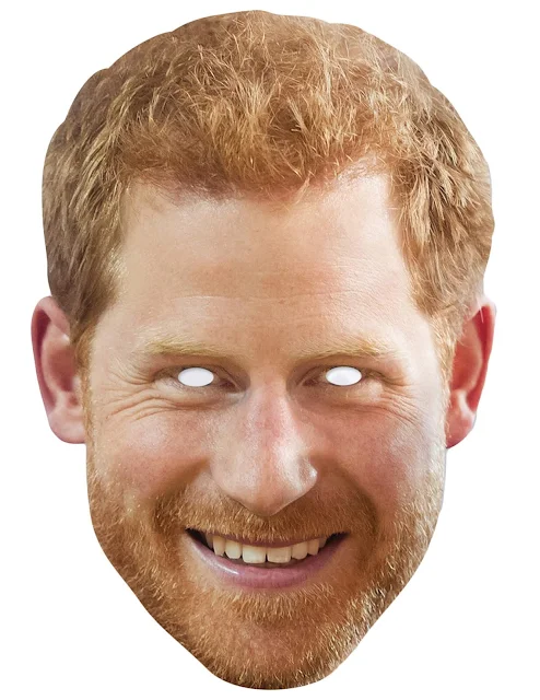 Megan Markle and Prince Harry Free Printable Masks. 