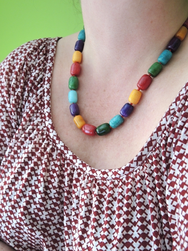 DIY - halssnoer/necklace 'Tutti Frutti Napoli'