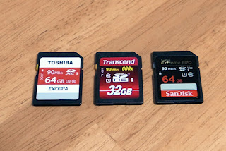 TOSHIBA EXCERIA N302 + トランセンド 600x TS32GSDHC10U1 + SanDisk Extreme Pro SDSDXXG-064G-GN4IN