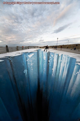 Ice Age in 3D Street Art by Edgar Mueller Seen On www.coolpicturegallery.net