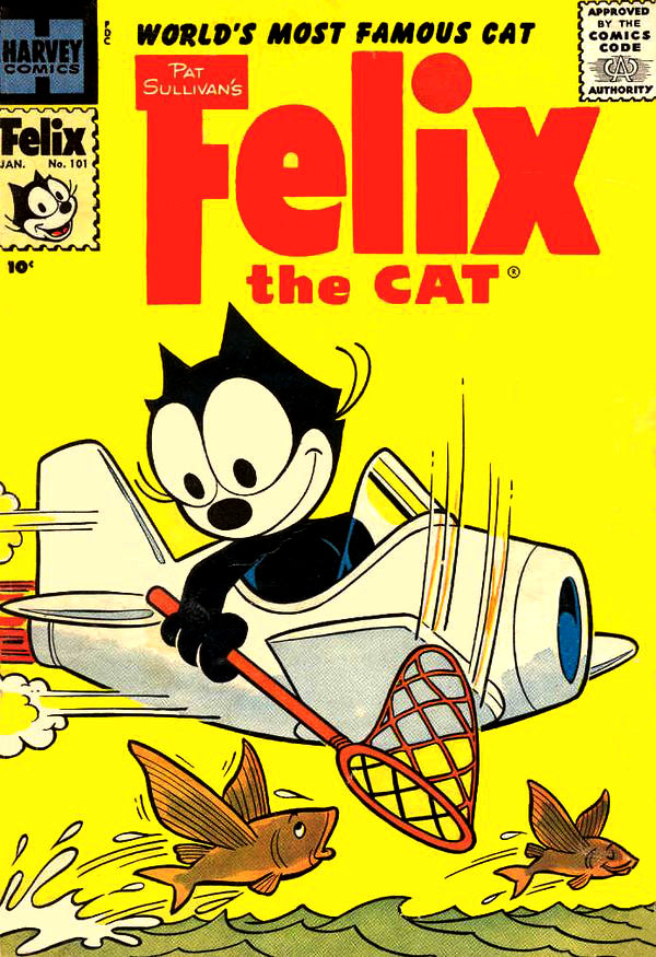 Gatos famosos 23 - Felix, The Cat (O Gato Félix) - Gato com Vertigens
