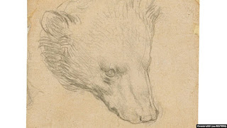 Gambar Kepala Beruang Da Vinci Ditaksir Bernilai Rp236 miliar