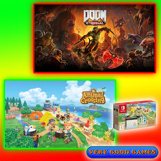 News about the release of two quite different games: Animal Crossing: New Horizons and Doom Eternal