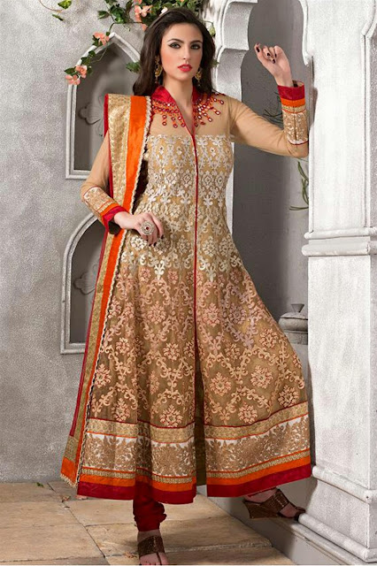 Impressive Look Latest Semi Stitched Anarkali Suits