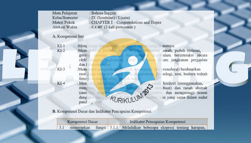 RPP K13 SMP Bahasa Inggris Kelas 9