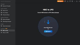 convert heic to jpg by easeus mobimover