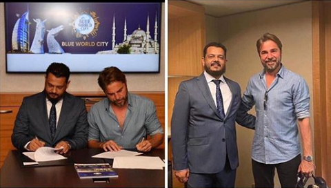 Engin is Signing Contract Papers