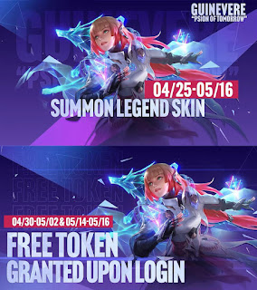 Free Token for Legend Skin Guinevere "Psion of Tomorrow"