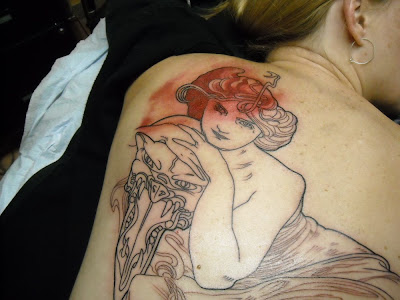 alphonse mucha tattoo · Job Tattoo · alphonse mucha tattoo