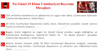 En Güzel 29 Ekim Cumhuriyet Bayramı Mesajları - Hazır Mesajlar - Komikler Burada