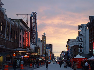 Granville street, downtown 2011