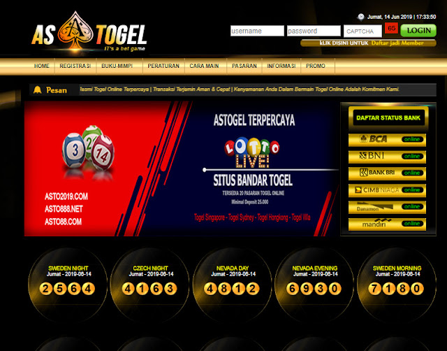 SITUS RESMI BANDAR TOGEL ONLINE TERPERCAYA - DAFTAR TOGEL TERBESAR