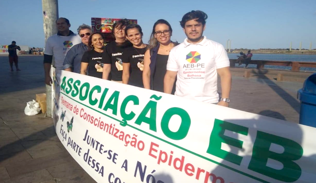 Ato, no Recife, marca Semana da Conscientização Internacional da Epidermólise Bolhosa