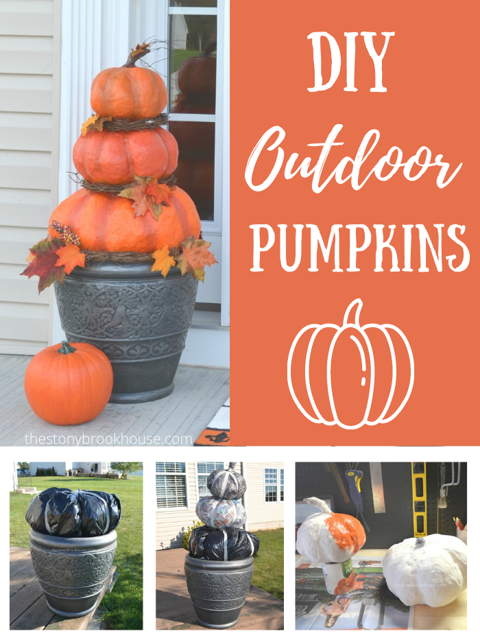 DIY Outdoor Pumpkins