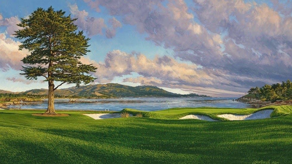 Pebble Beach Golf Links - 18th Hole At Pebble Beach