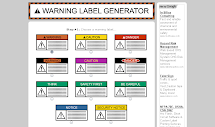 Warning Label Generator