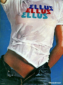 propaganda jeans ellus 1979. Moda anos 70. História década 70. moda feminina anos 70.