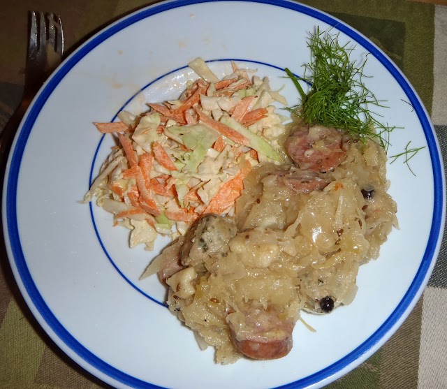 Slovenian Dinner Week 34: Leftover Sausage Hot Dish, Saved by a Beer 