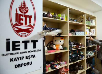 İstanbul İETT Unutulan Eşyalar Satışa Çıkarılıyor