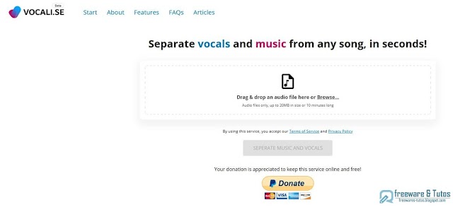 Vocali.se : un nouvel outil gratuit pour séparer les voix et la musique de n'importe quelle chanson