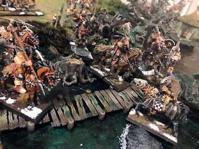 Warhammer The Old World battle report: Warriors of Chaos vs Warriors of Chaos , 1250pts