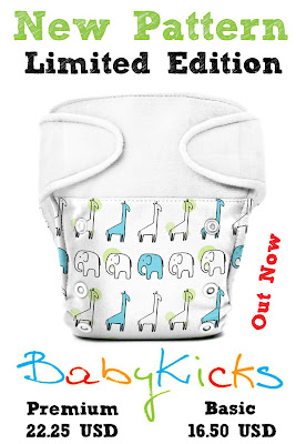 Go Wild Over BabyKicks Baby Safari Print!