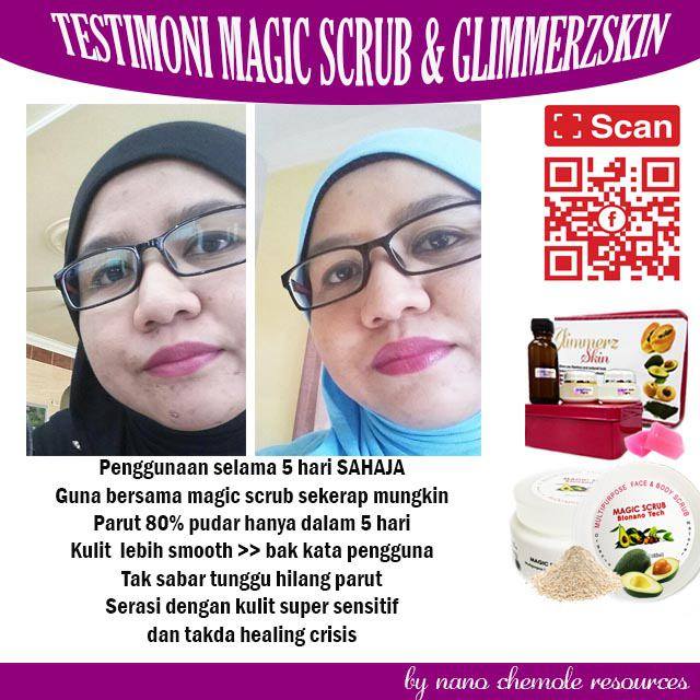 Glimmerz skincare / Magic scrub bio nano tech