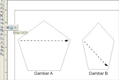 Membuat Objek Banyak Segi dengan Polygon Tool