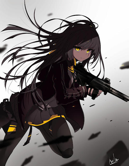 Wallpaper HD Anime Girl Frontline UMP45 for Android and Iphone