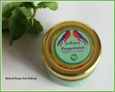 Ardhana Peppermint Organic Lip balm Review on blog