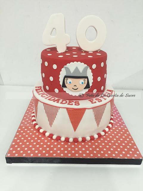 TARTA 40 ANIVERSARIO 1