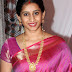 Actress Mena kumari in Long Kasulaharam with matching Earings
