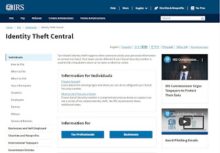 IRS launches Identity Theft Central