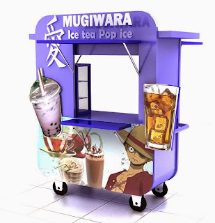 gerobak minuman pop ice  