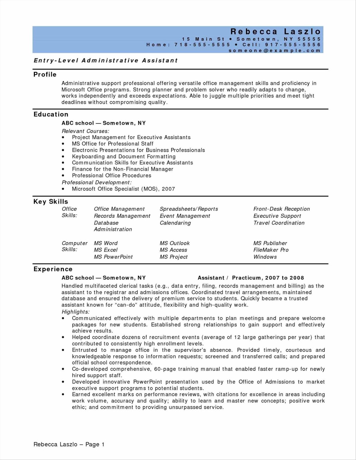 Administrative Assistant Resume Objective 2019, administrative assistant resume objective examples, administrative assistant resume objective samples 2020