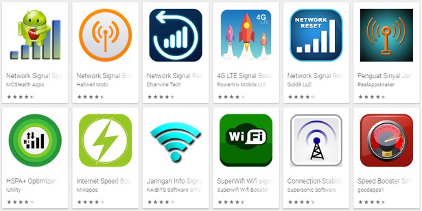 Aplikasi Penguat Sinyal Android