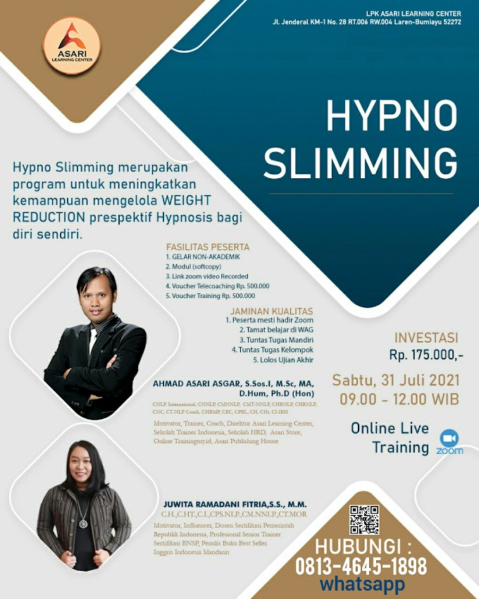 Gelar Non Akademik Certified Hypno Slimming Practitioner