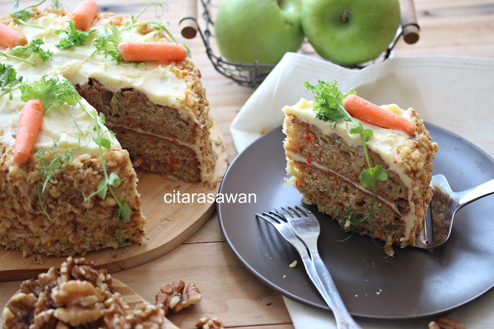 Kek Carrot Pisang / Carrot Banana Cake ~ Resepi Terbaik