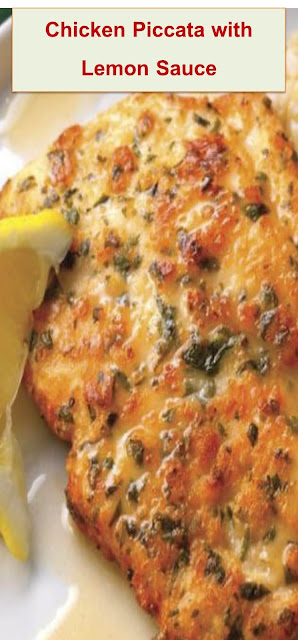 Chicken Piccata with Lemon Sauce #piccata #chickendinner #chicken #chickendinner #chickenrecipeseasy #recipes #recipesfordinner