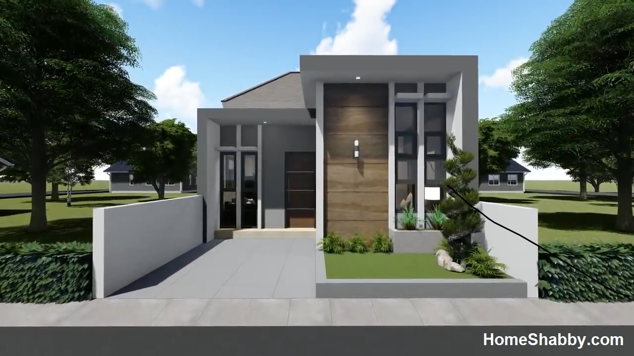 Desain Dan Denah Rumah Minimalis Ukuran 6 X 10 M Tampil Lebih Elegan Dan Modern Homeshabbycom Design Home Plans