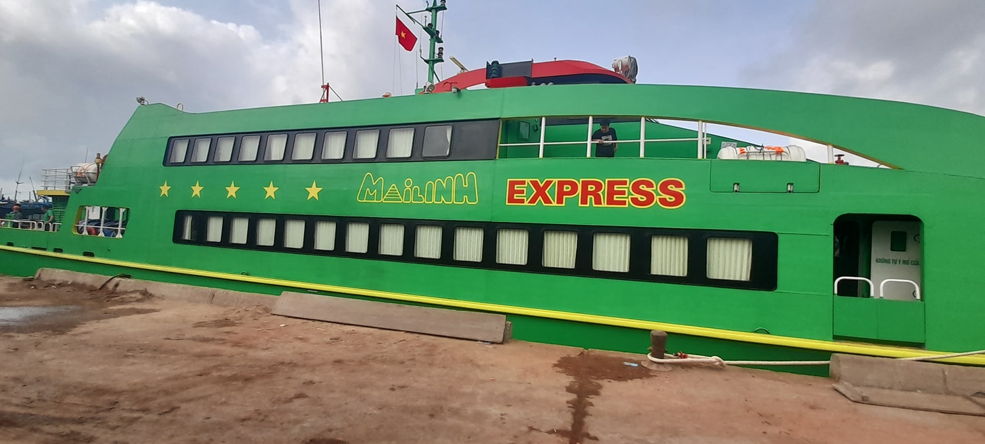 Hé lộ một số hình ảnh đầu tiên về tàu cao tốc Mai Linh Express