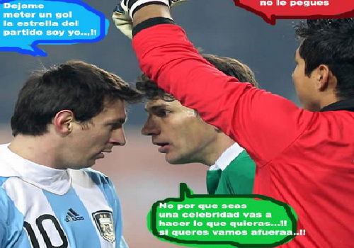 Afiches cargadas a Messi  seleccion argentina