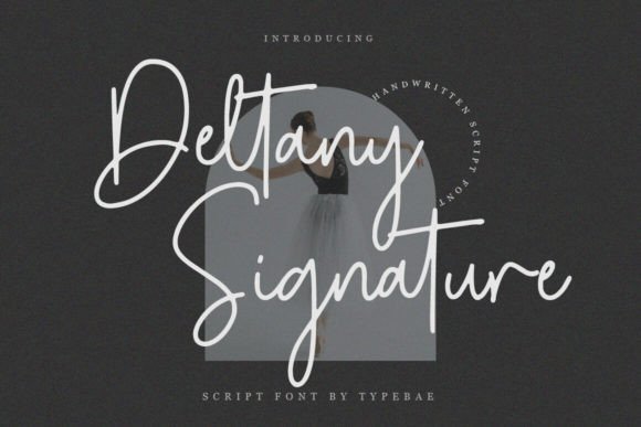 Download Deltany Signature Font
